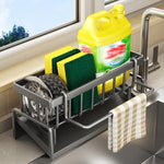 1 Set, Polypropylene (PP) Plastic Kitchen Sink Caddy Organizer - AdeLShop