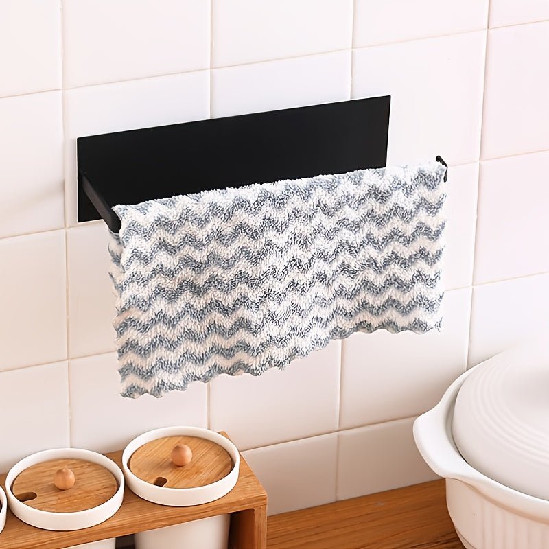1pc Hanging Paper Towel Holder, Kitchen Cabinet Cupboard Under Shelf Storage - AdeLShop
