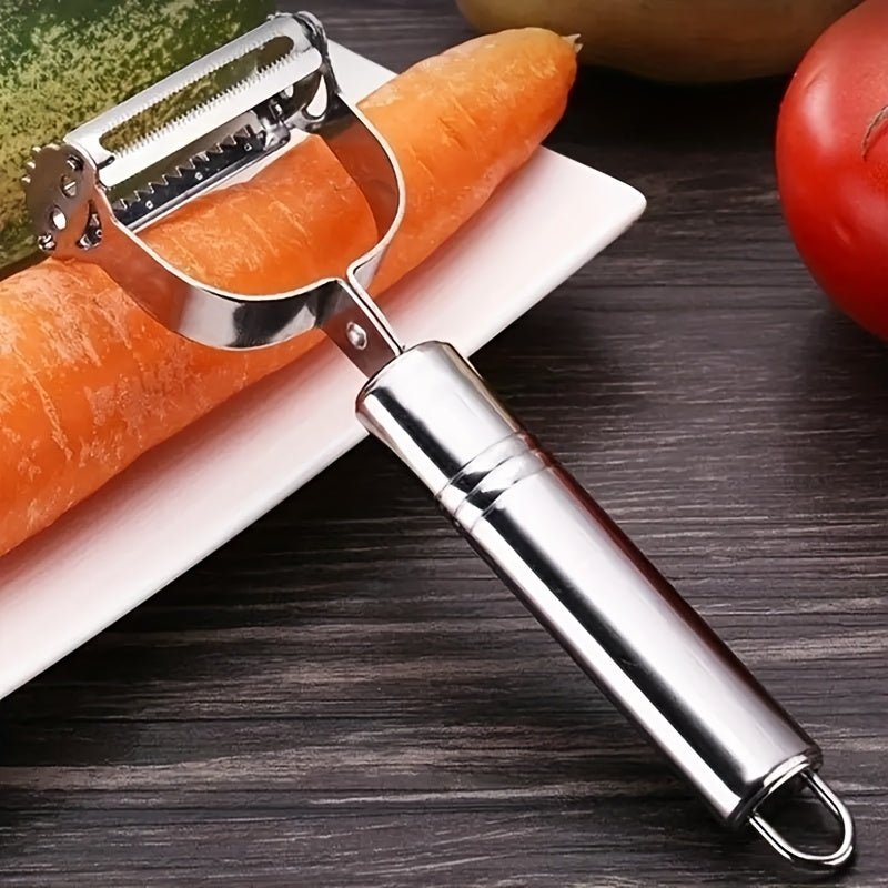 1pc Multi - Use Stainless Steel Fruit & Vegetable Peeler - AdeLShop