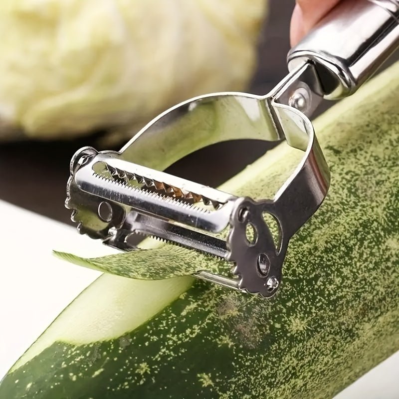 1pc Multi - Use Stainless Steel Fruit & Vegetable Peeler - AdeLShop