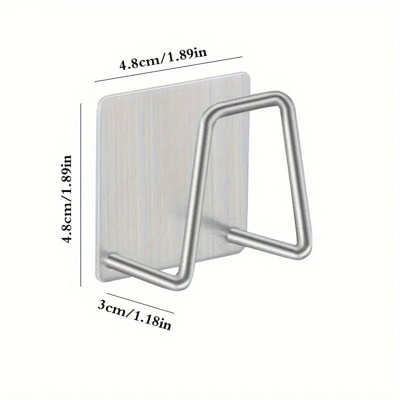 1pc Stainless Steel Sponge Holder for Kitchen Sink - AdeLShop