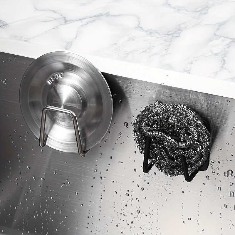 1pc Stainless Steel Sponge Holder for Kitchen Sink - AdeLShop