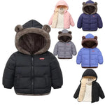  - 30℃ Winter Lamb Wool Jackets Baby Girls Plus Velvet Thick Coats Children - AdeLShop