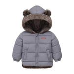  - 30℃ Winter Lamb Wool Jackets Baby Girls Plus Velvet Thick Coats Children - AdeLShop
