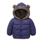 - 30℃ Winter Lamb Wool Jackets Baby Girls Plus Velvet Thick Coats Children - AdeLShop