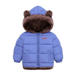  - 30℃ Winter Lamb Wool Jackets Baby Girls Plus Velvet Thick Coats Children - AdeLShop