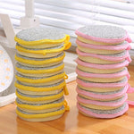 5/10pcs, Double Side Dishwashing Sponge Pan Pot Dish Wash - AdeLShop