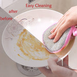5/10pcs, Double Side Dishwashing Sponge Pan Pot Dish Wash - AdeLShop