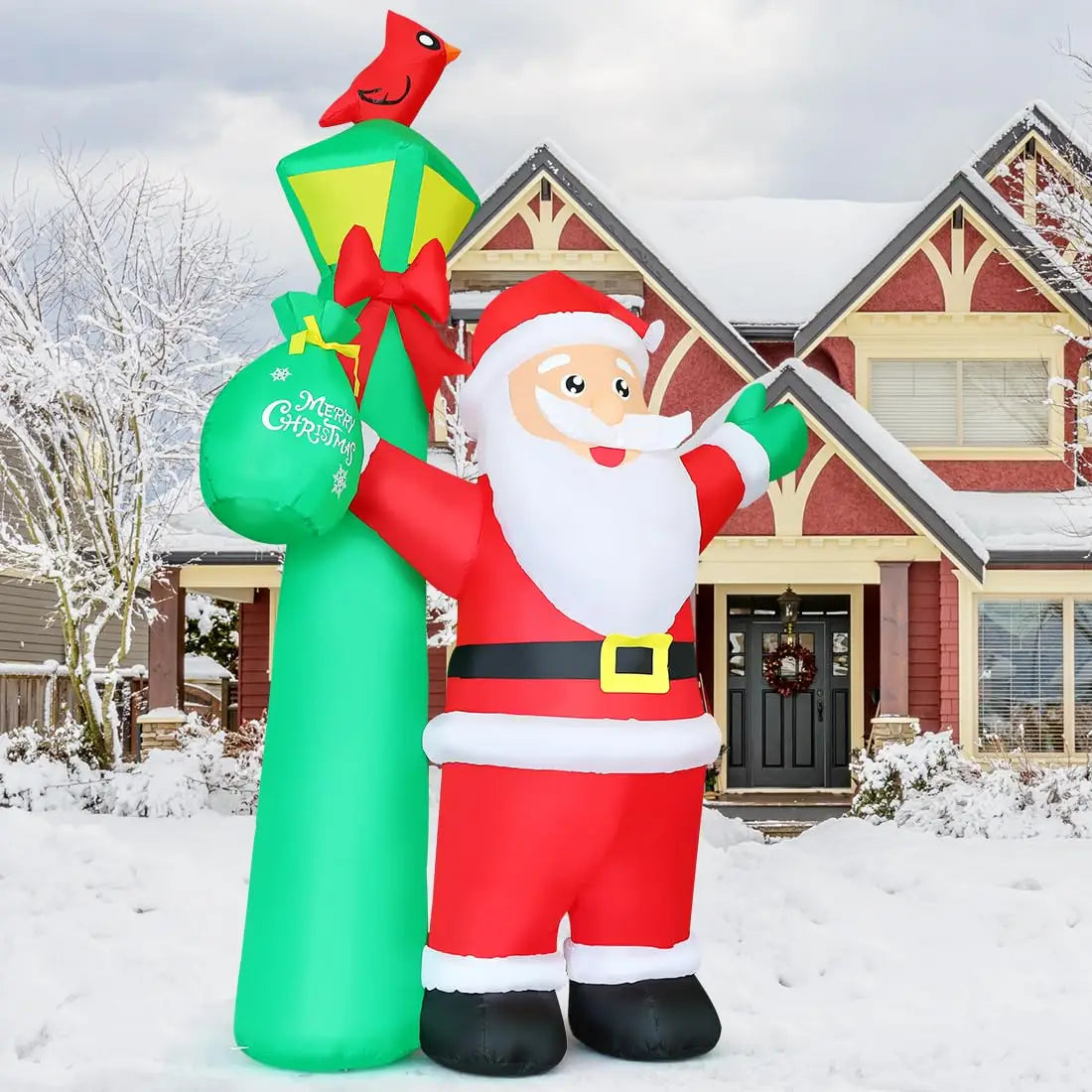 Christmas Inflatable Santa Claus LED 8.2 FT