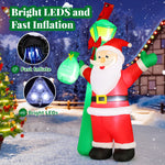 Christmas Inflatable Santa Claus LED 8.2 FT