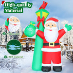 Christmas Inflatable Santa Claus LED 8.2 FT