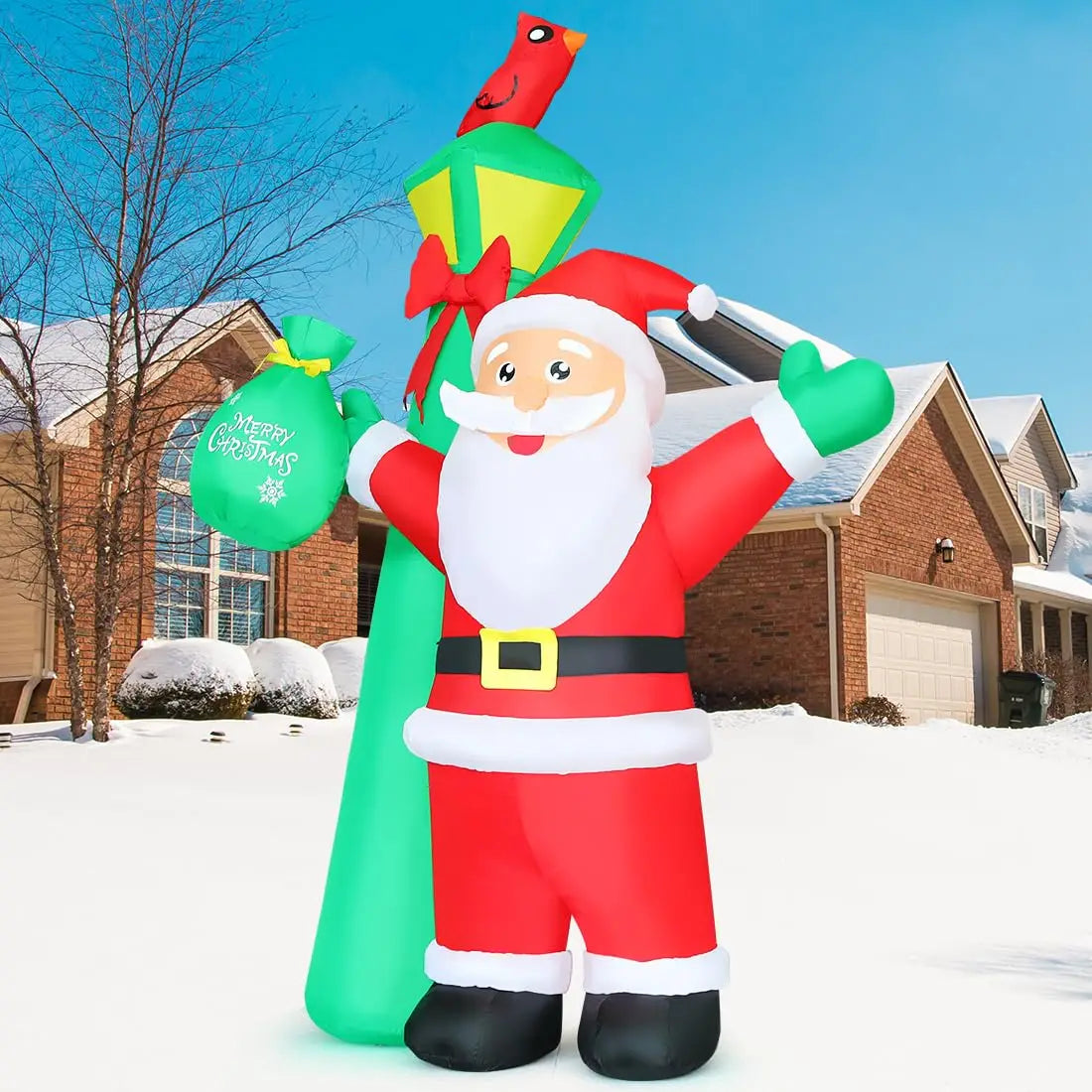 Christmas Inflatable Santa Claus LED 8.2 FT