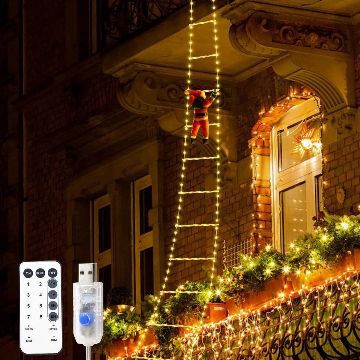Christmas LED Ladder Lights