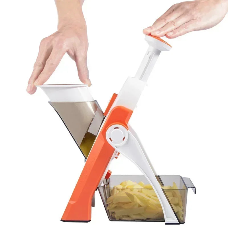Adjustable Slicer Stainless Steel Vegetable Slicer Shred Safe