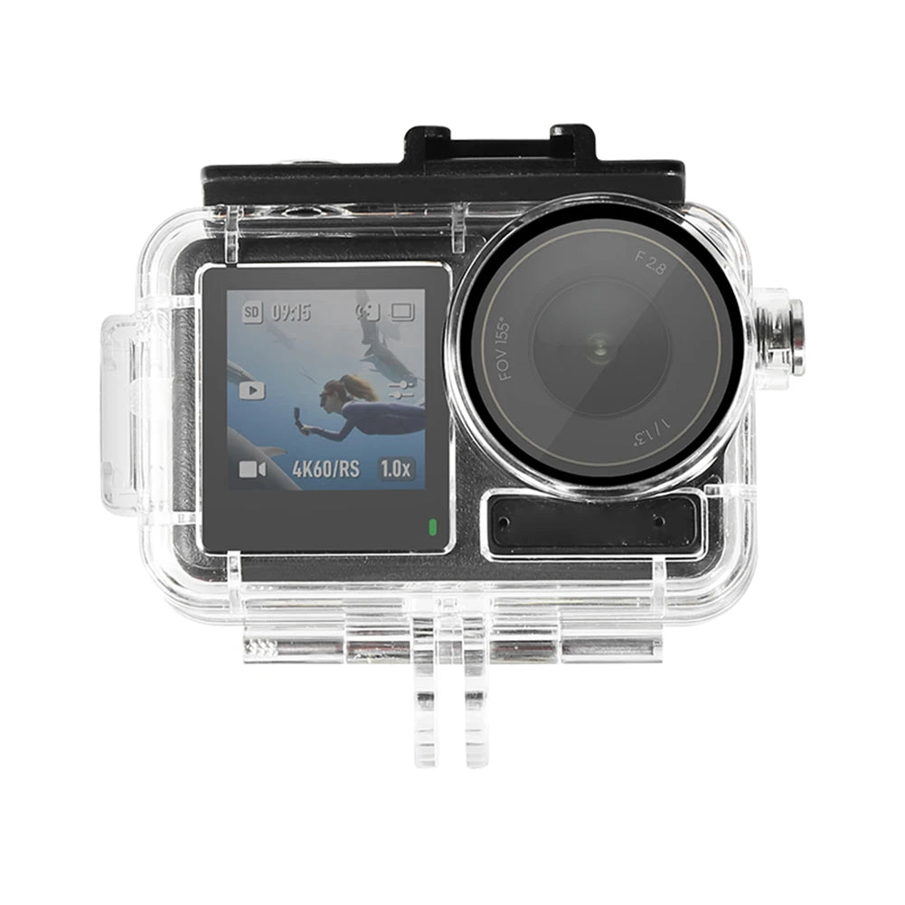 60M/196FT Waterproof Case Diving Housing Case Anti-Fog