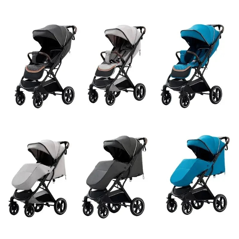 Baby Stroller Lightweight High Landscape Foldable Stroller Multifunctional Newbor