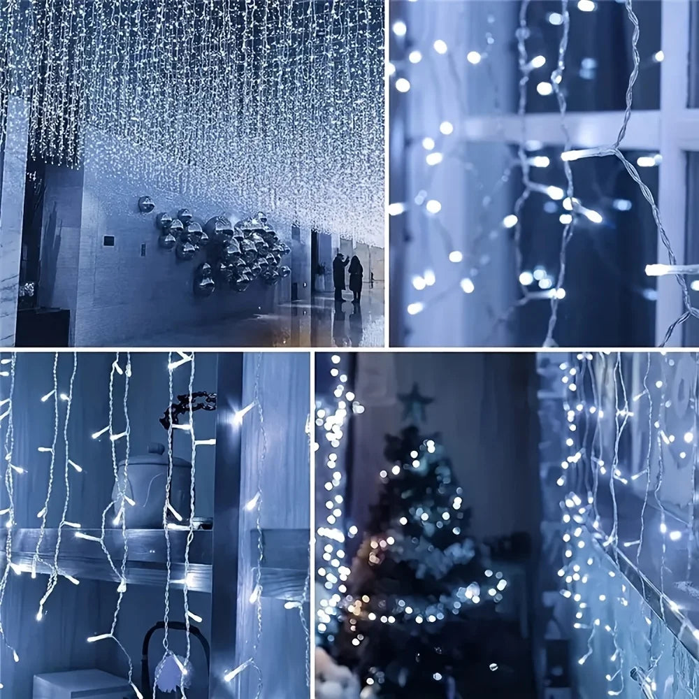 Christmas Icicle Lights,96 LED
