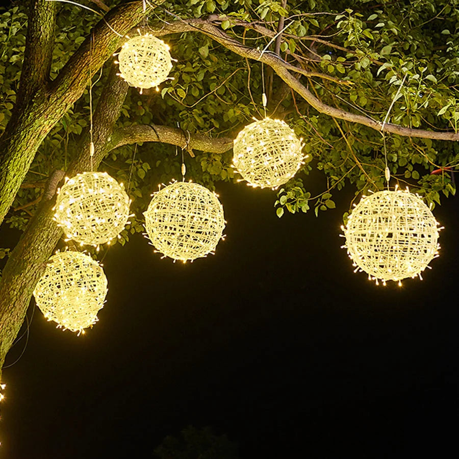 Christmas LED Rattan ball