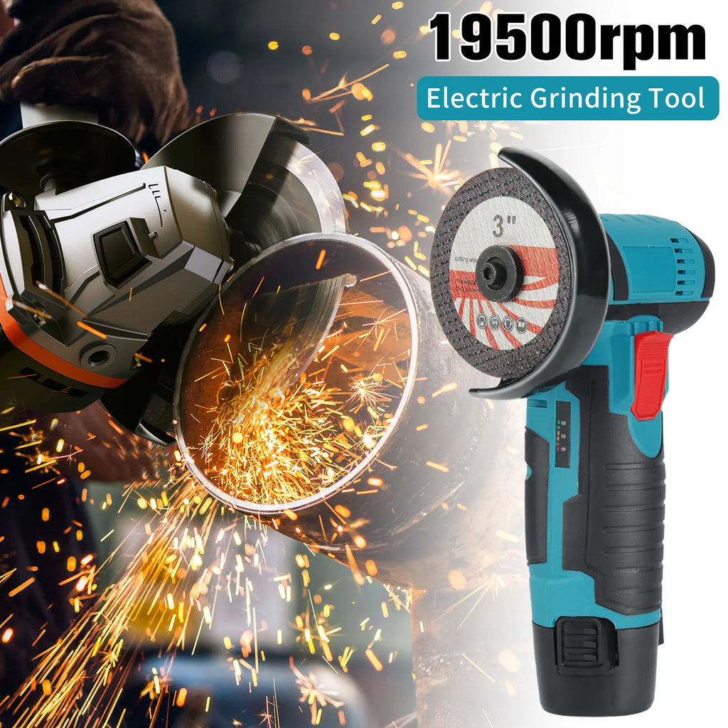 Mini Angle Grinder With 2 Battery Cutting Grinder