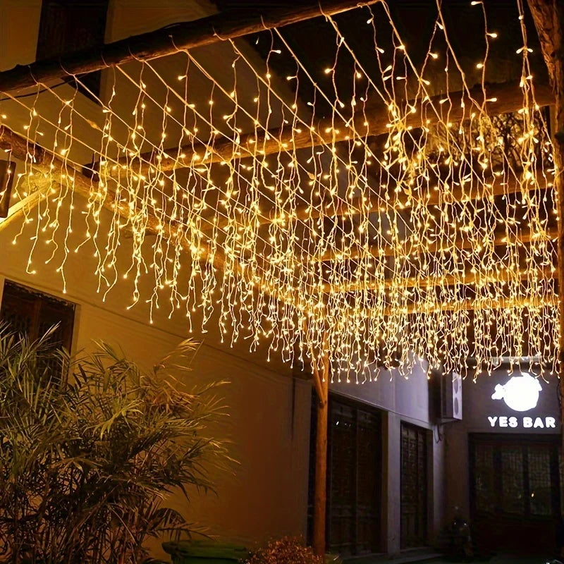 Christmas Icicle Lights,96 LED