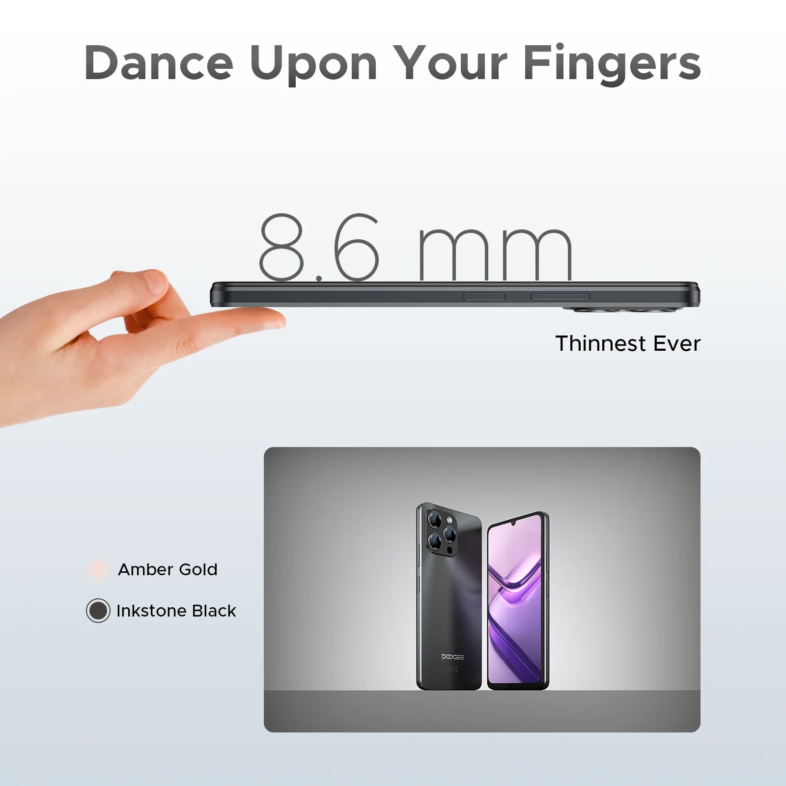 Global Version Doogee Note58 Pro Android 15 Smartphones 8Gb Ram 256Gb