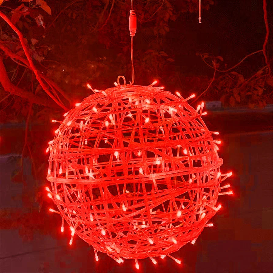 Christmas LED Rattan ball