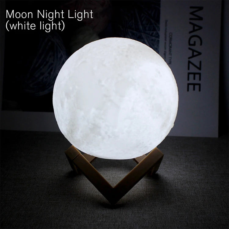 Book Light LED Moon Light Galaxy Light, Moon Night Light, Girl, Boy, Child Birthday Gift