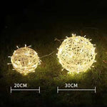 Christmas LED Rattan ball