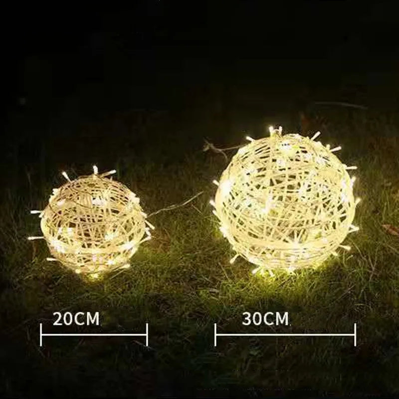 Christmas LED Rattan ball