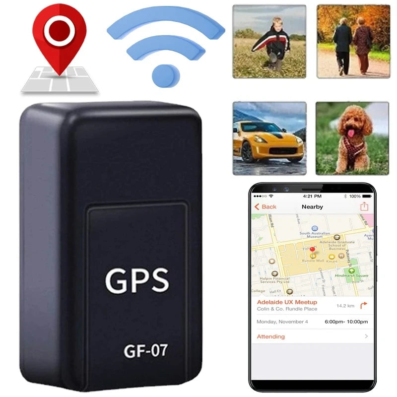 GF07 Magnetic Mini GPS Tracker Real-Time Vehicle Locator Car Pet Tracking Device