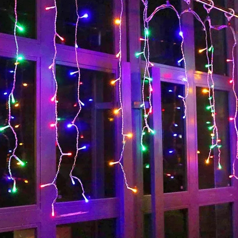 Christmas Lights Waterfall