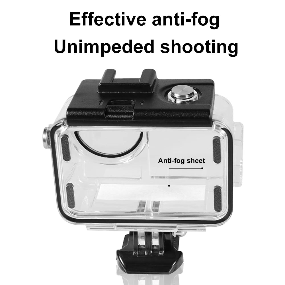 60M/196FT Waterproof Case Diving Housing Case Anti-Fog