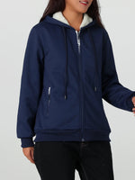 A Winter Women's Jacket, Fleece - Lined and Thickened for Warmth - AdeLShop