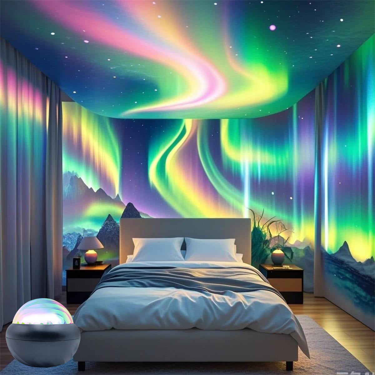 Aurora  Ocean Wave Night Light Projector