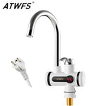 ATWFS Electric Kitchen Water Heater Tap Instant Hot Water Faucet Heater - AdeLShop