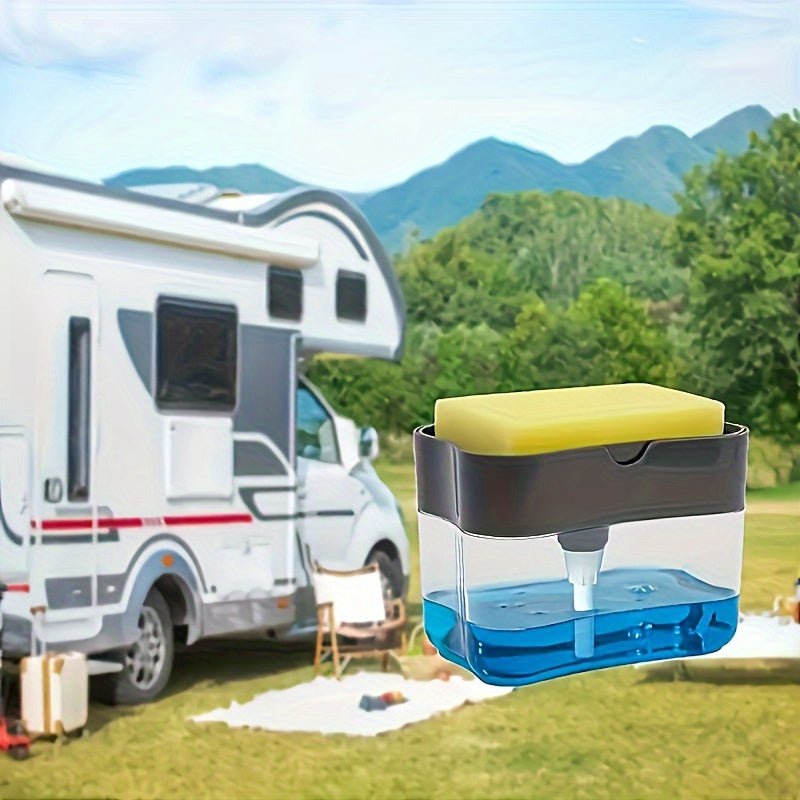 Automatic Dish Soap Dispenser, Battery - Free, Manual Pump - AdeLShop