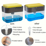 Automatic Dish Soap Dispenser, Battery - Free, Manual Pump - AdeLShop