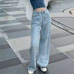 Autumn Spring Jeans Women Denim Pants Vintage Straight Trousers Fashion Female - AdeLShop