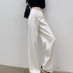 Autumn Spring Jeans Women Denim Pants Vintage Straight Trousers Fashion Female - AdeLShop