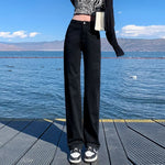 Autumn Spring Jeans Women Denim Pants Vintage Straight Trousers Fashion Female - AdeLShop