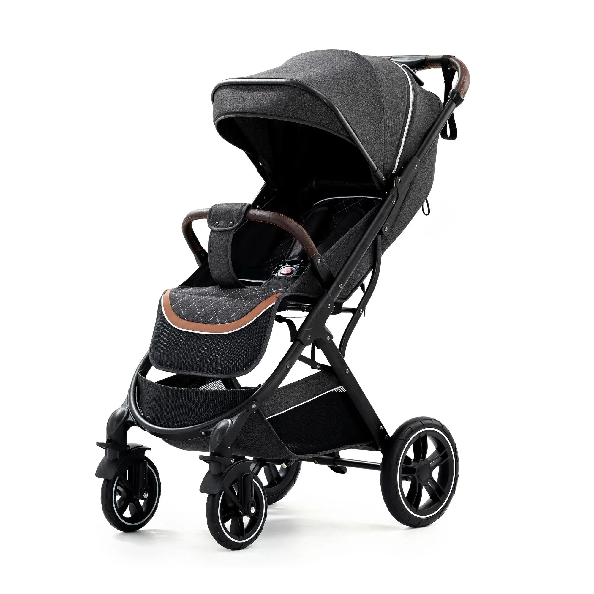 Baby Stroller Lightweight High Landscape Foldable Stroller Multifunctional Newbor - AdeLShop