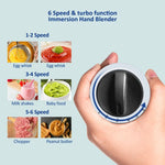 BioloMix 1200W 5 - in - 1 Immersion Hand Stick Blender Mixer Vegetable Meat Grinder - AdeLShop