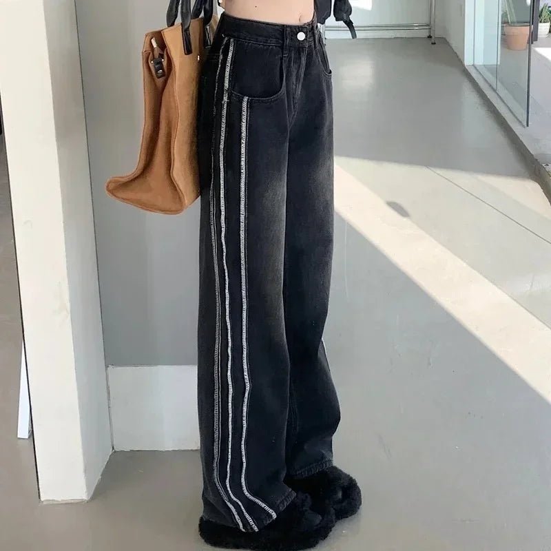 Black Pants for Women Cool Fitted Unique - AdeLShop