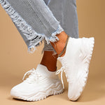 Chic Womens Breathable Knit Sneakers - AdeLShop
