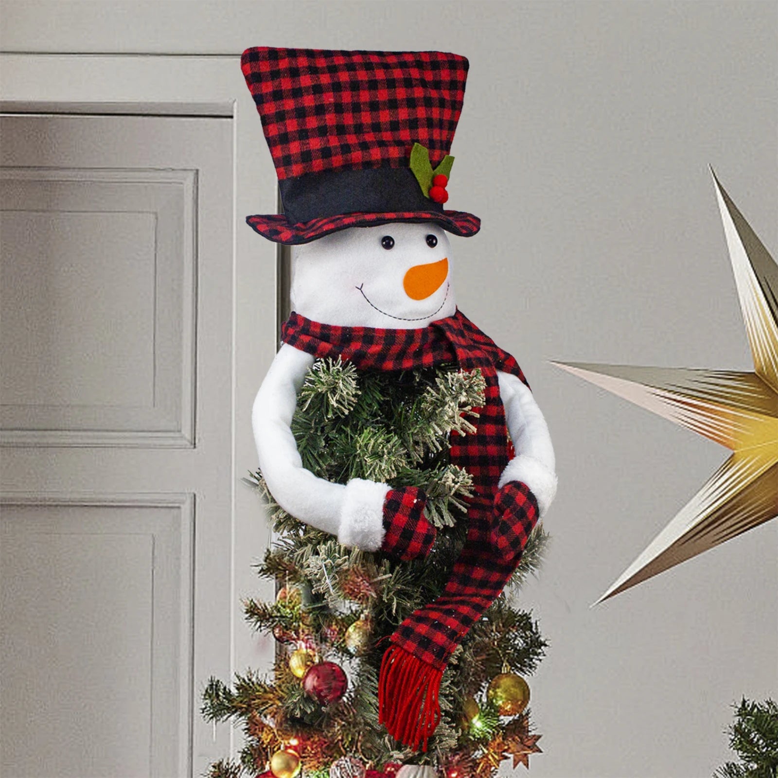 Christmas Cute Snowman Figurines Christmas - AdeLShop