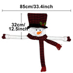 Christmas Cute Snowman Figurines Christmas - AdeLShop