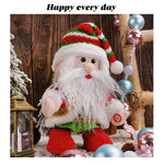Christmas Light Music Electric Move Left And Right Elderly Ornaments Decoration - AdeLShop