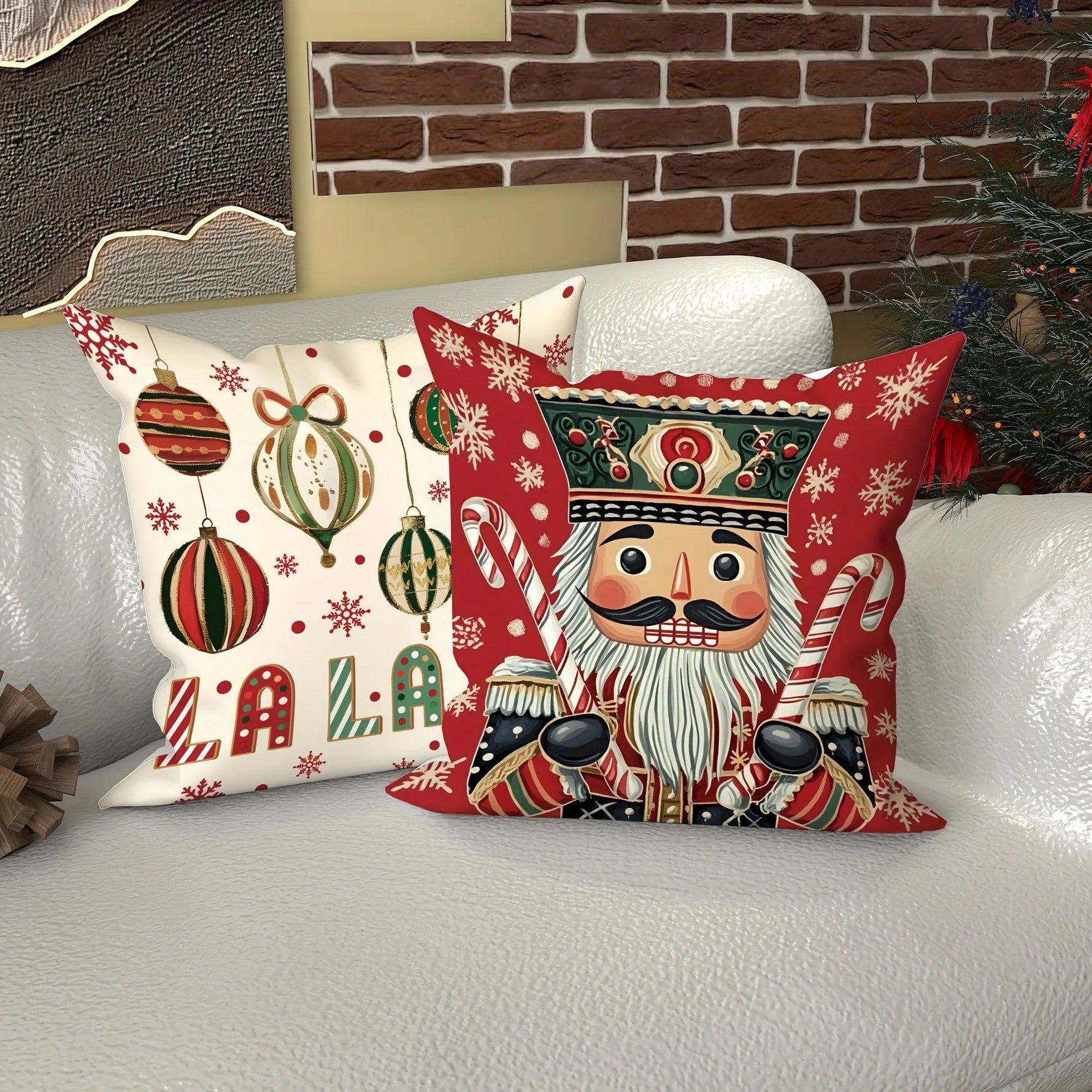 Christmas Magic: Festive Nutcracker, Gingerbread, and Ornament - Printed - AdeLShop