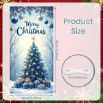Christmas Tree Banner Festive Holiday Banner Elegant Christmas Decoration - AdeLShop