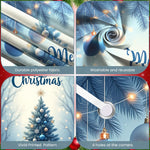 Christmas Tree Banner Festive Holiday Banner Elegant Christmas Decoration - AdeLShop